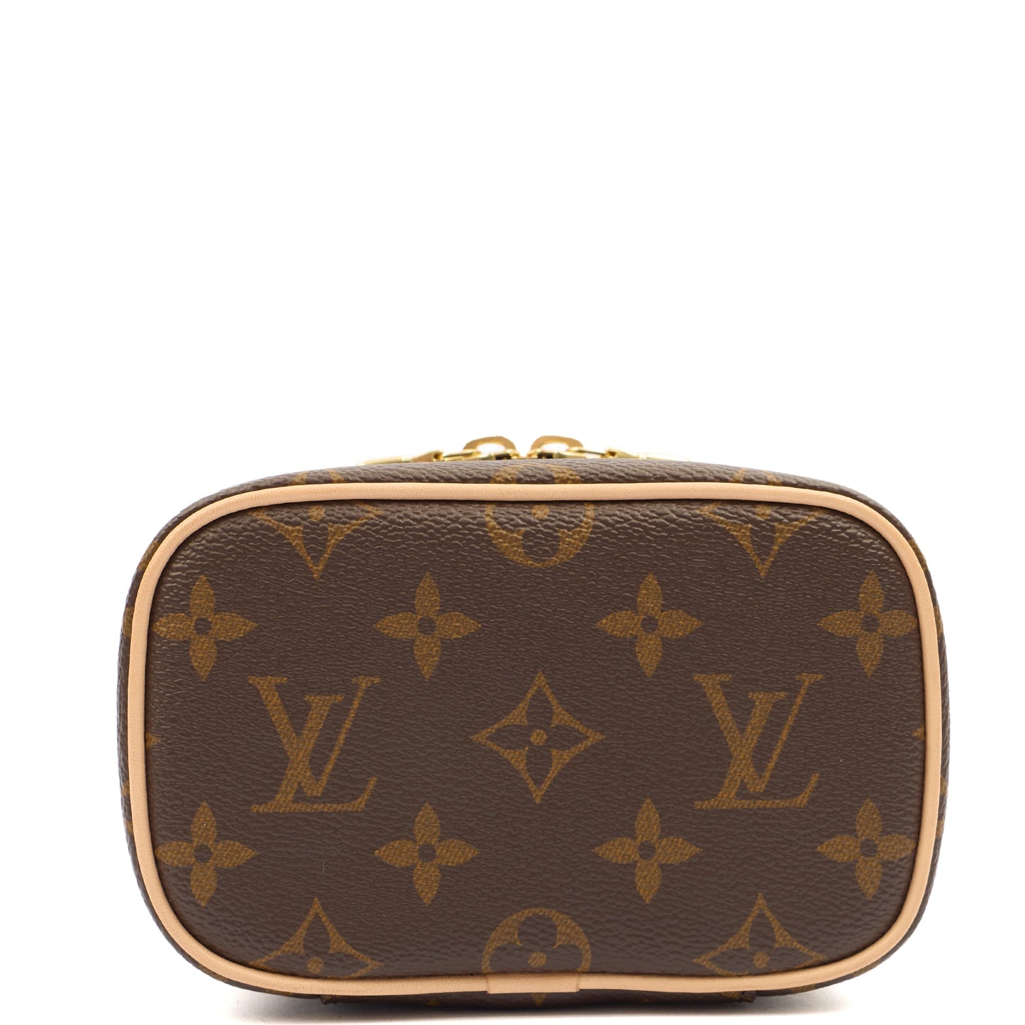 Louis Vuitton Top Handle Nice - Nano in Monogram, Canvas — Top View