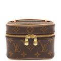 Louis Vuitton Top Handle Nice - Nano in Monogram, Canvas — Front View