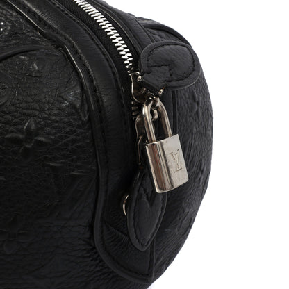 Louis Vuitton Shoulder Bag Papillon in Black, Empreinte Leather — Lifestyle View