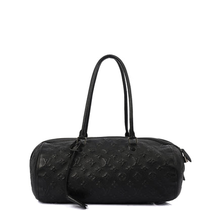Louis Vuitton Shoulder Bag Papillon in Black, Empreinte Leather — Alternate View 8