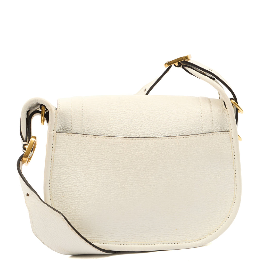 Mulberry Cross Body Sadie in White, Calfskin Leather — Top View