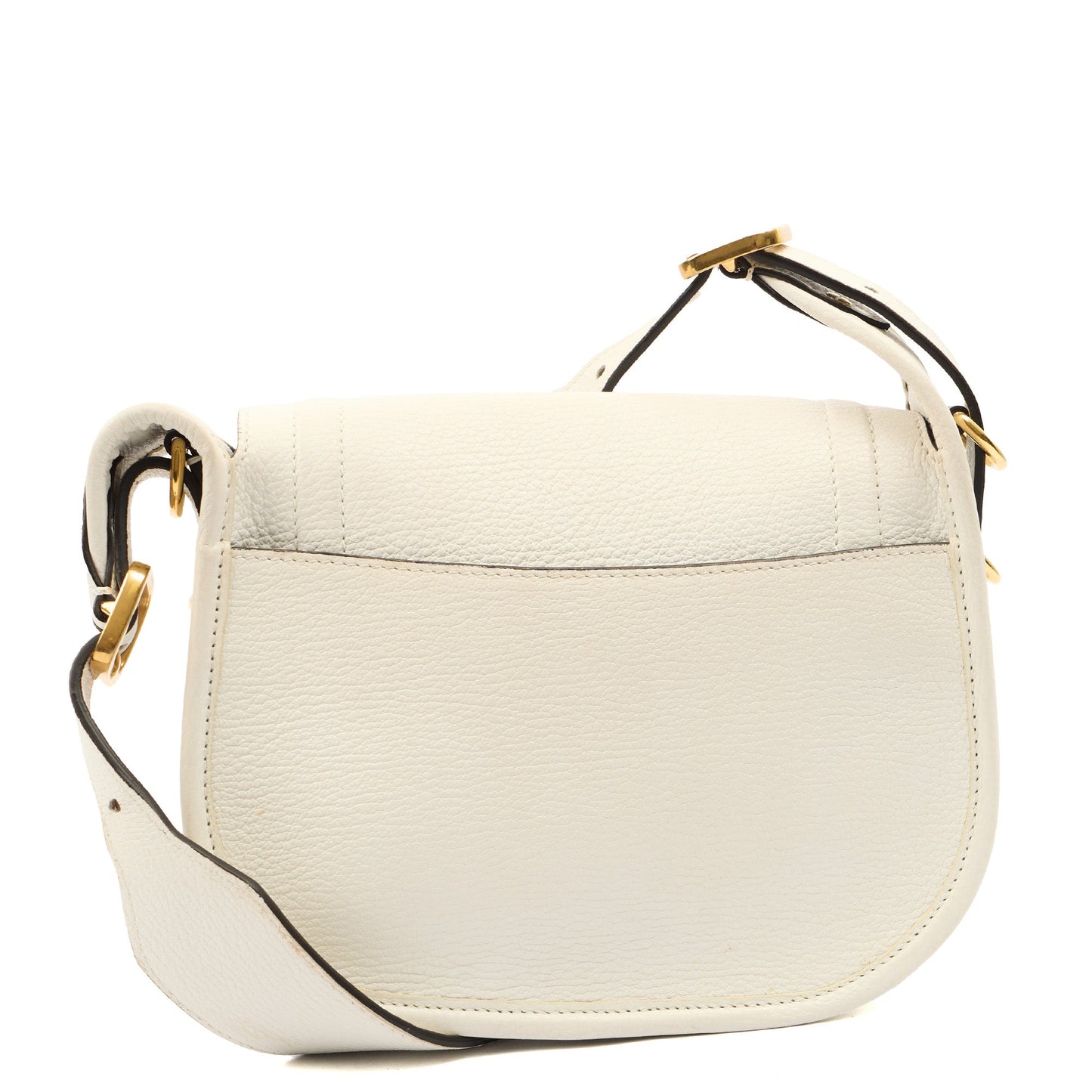 Mulberry Cross Body Sadie in White, Calfskin Leather — Top View