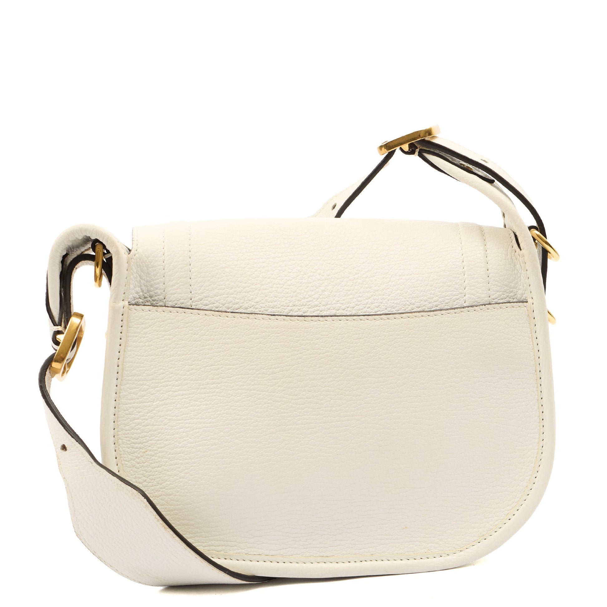 Mulberry Cross Body Sadie in White, Calfskin Leather — Top View