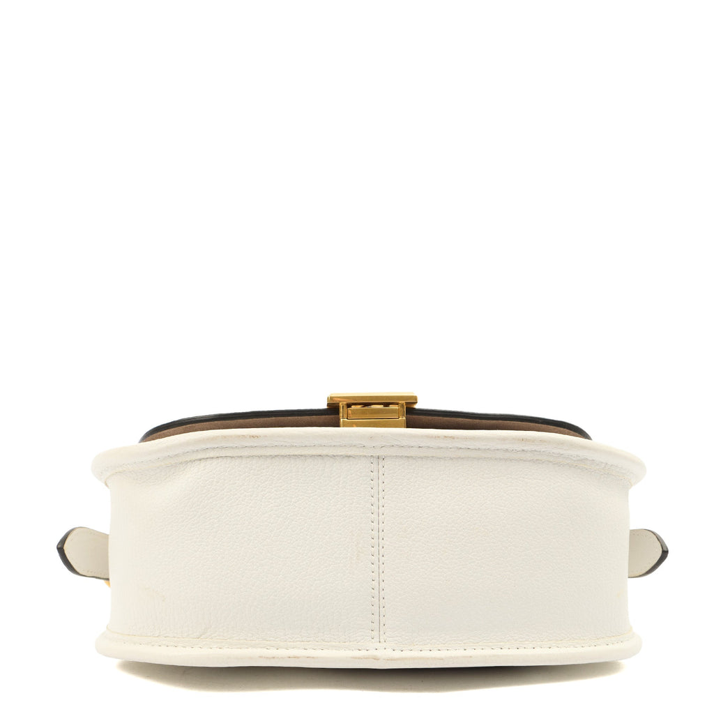 Mulberry Cross Body Sadie in White, Calfskin Leather — Detail View