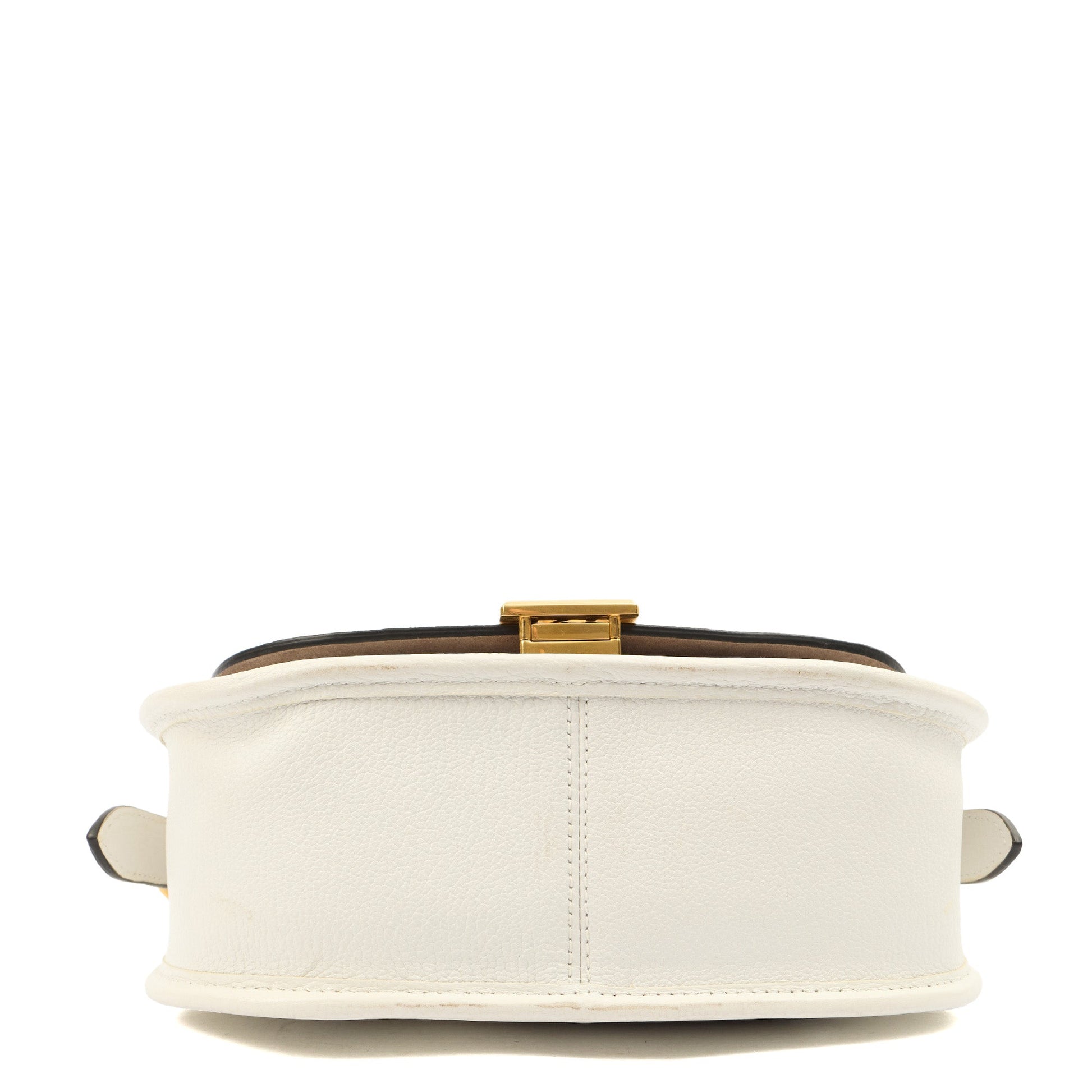 Mulberry Cross Body Sadie in White, Calfskin Leather — Detail View