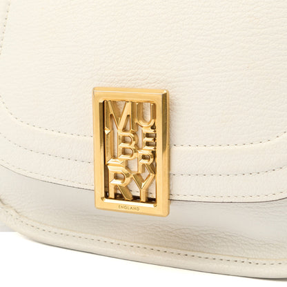 Mulberry Cross Body Sadie in White, Calfskin Leather — Lifestyle View