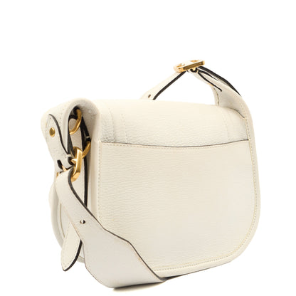 Mulberry Cross Body Sadie in White, Calfskin Leather — Back View