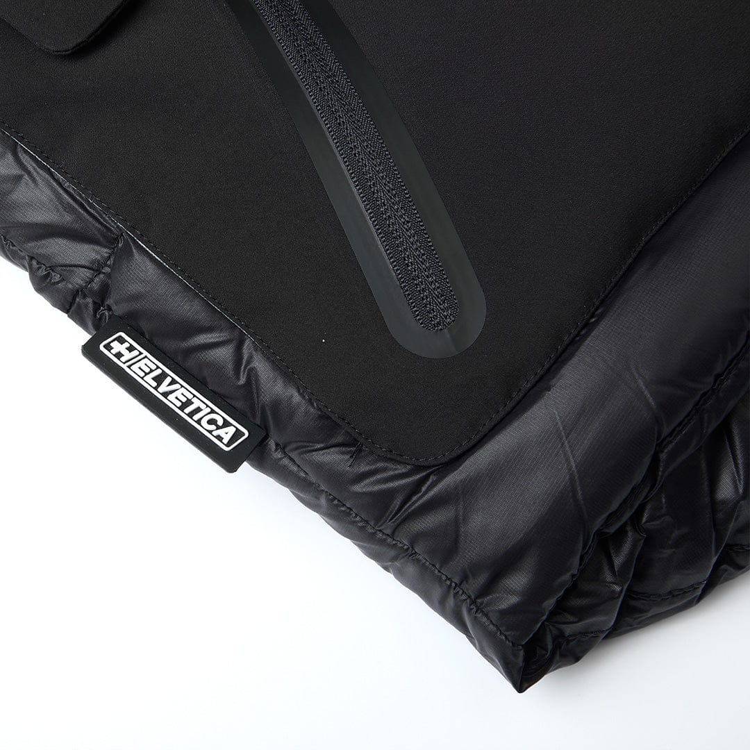 Helvetica Mountain Pioneers Queyras Hooded Down Jacket — S — Top View