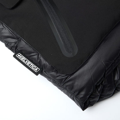 Helvetica Mountain Pioneers Queyras Hooded Down Jacket — S — Top View
