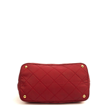 Prada Tote Nylon Tote Bag in Red, Nylon — Alternate View 11