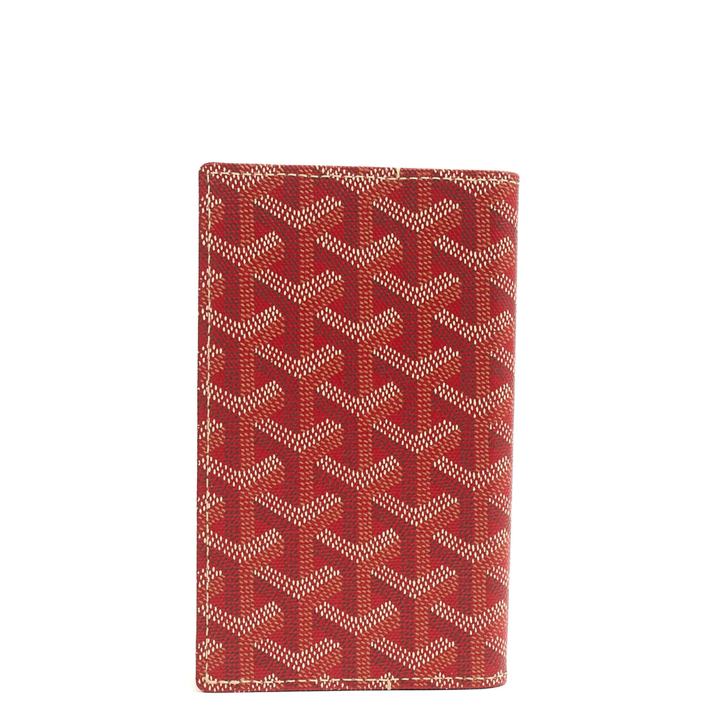 Goyard Wallet Saint Pierre in Red, Leather — Alternate View 9