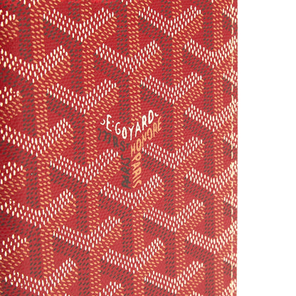 Goyard Wallet Saint Pierre in Red, Leather — Lifestyle View