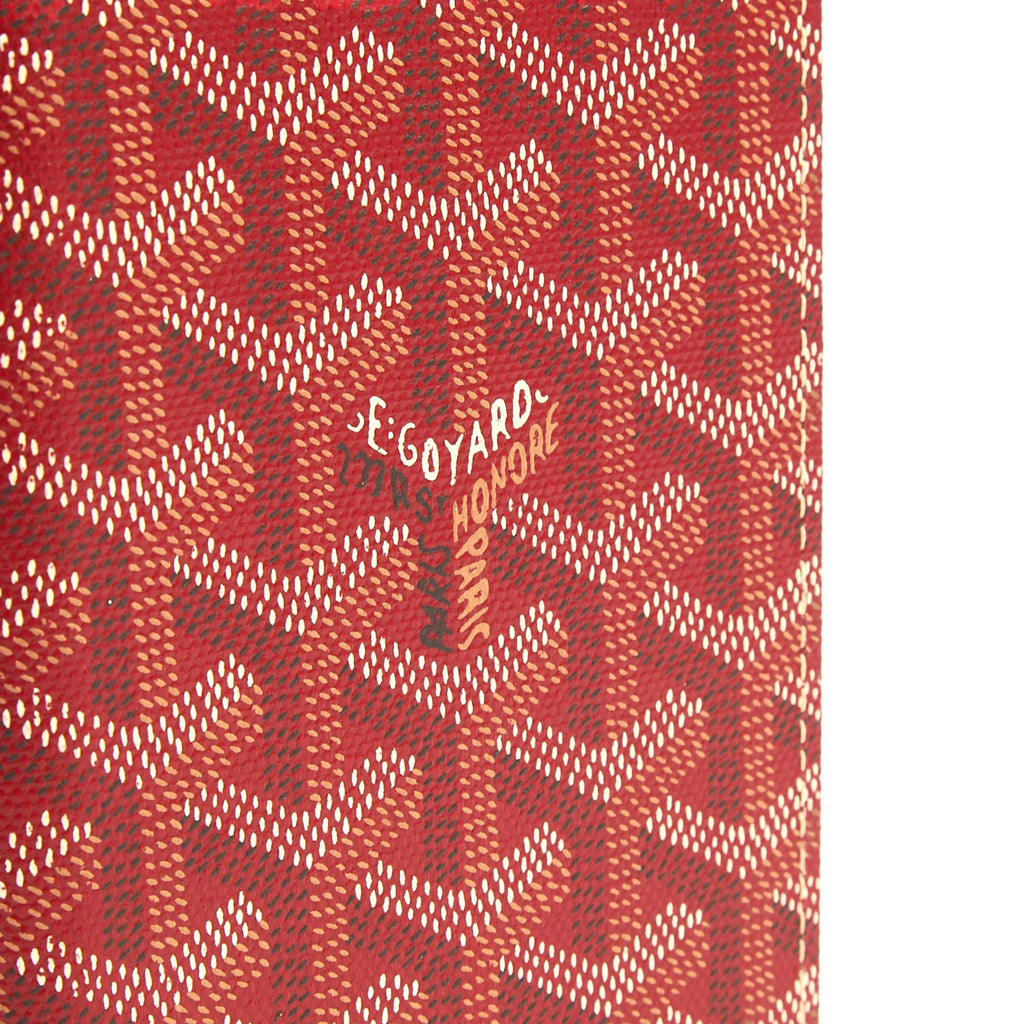Goyard Wallet Saint Pierre in Red, Leather — Alternate View 12
