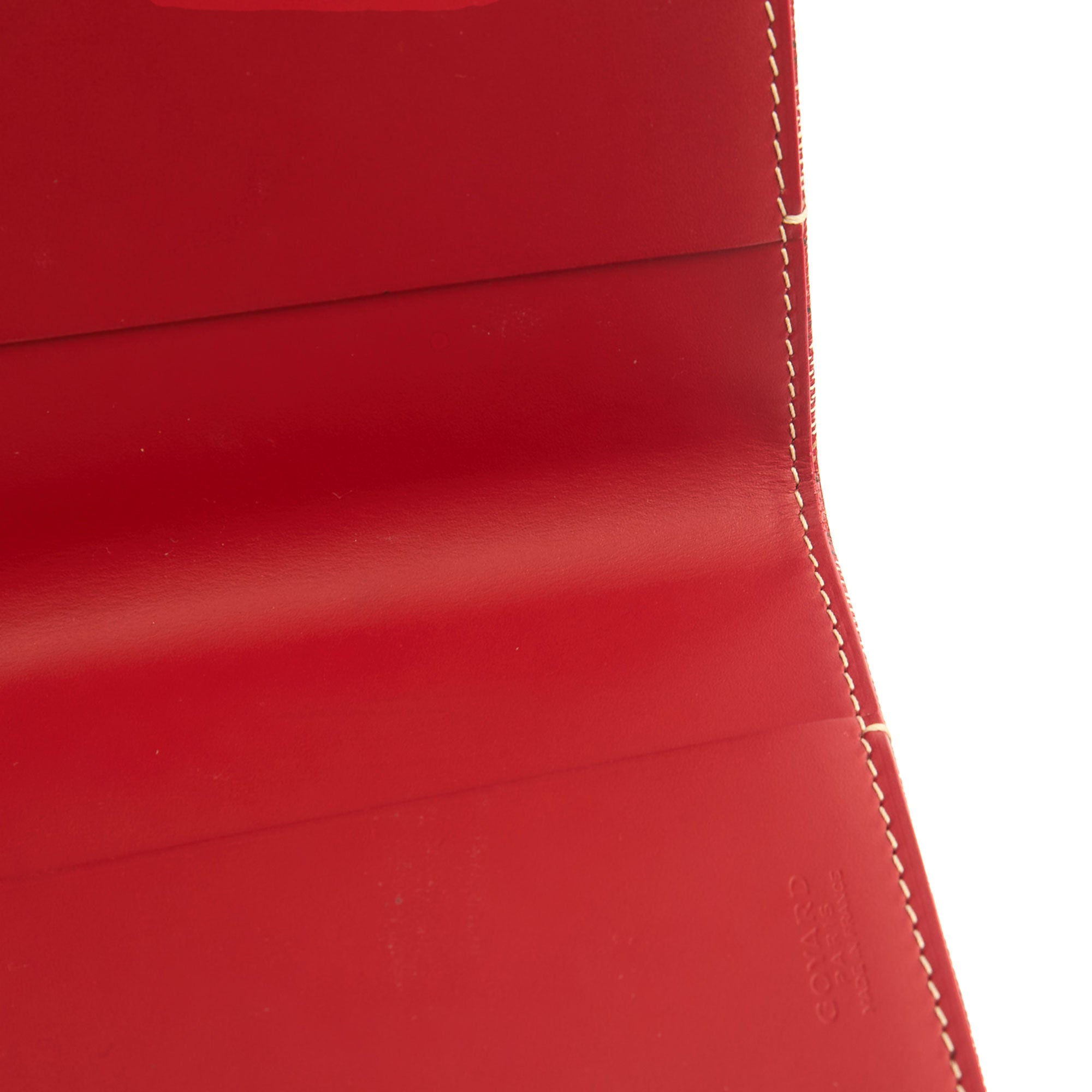 Goyard Wallet Saint Pierre in Red, Leather — Alternate View 10