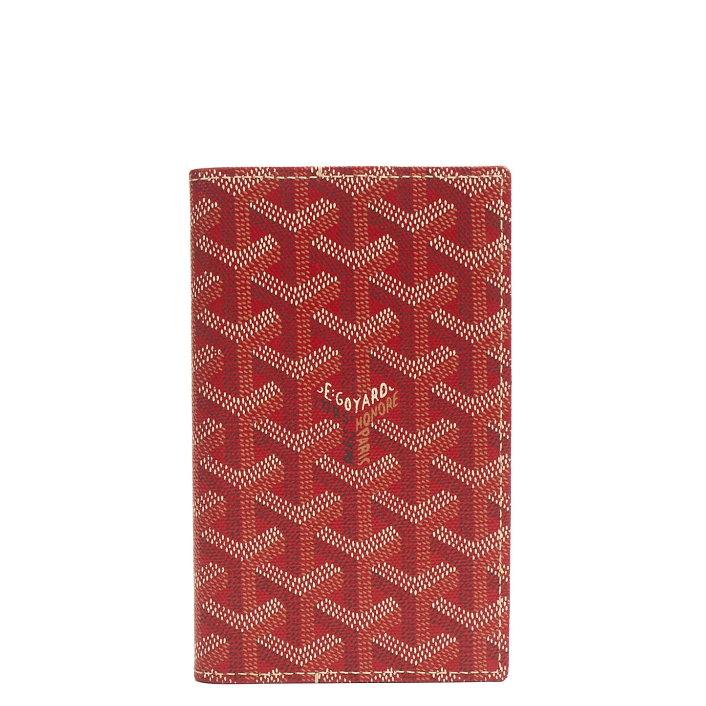Goyard Wallet Saint Pierre in Red, Leather — Alternate View 7