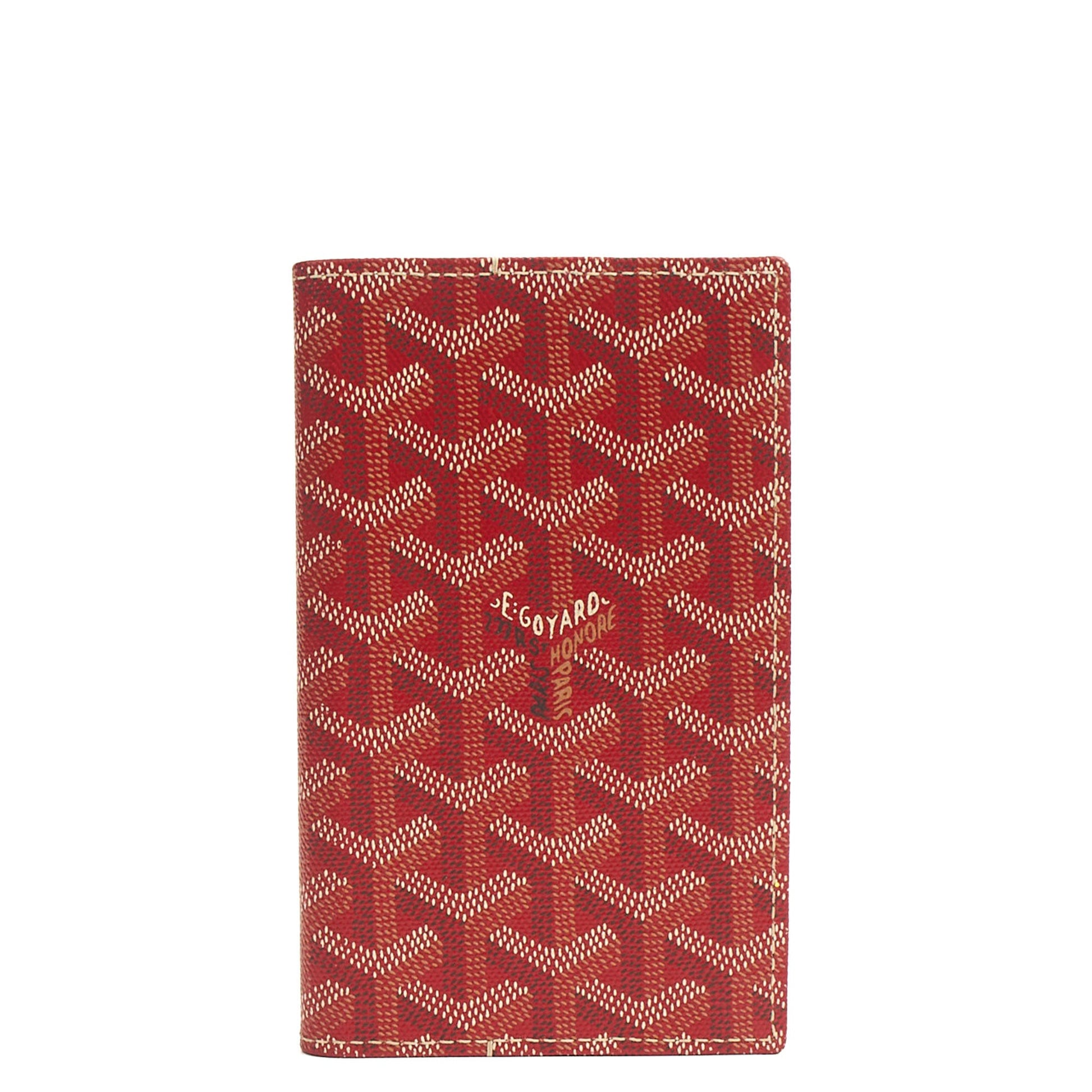 Goyard Wallet Saint Pierre in Red, Leather — Alternate View 7
