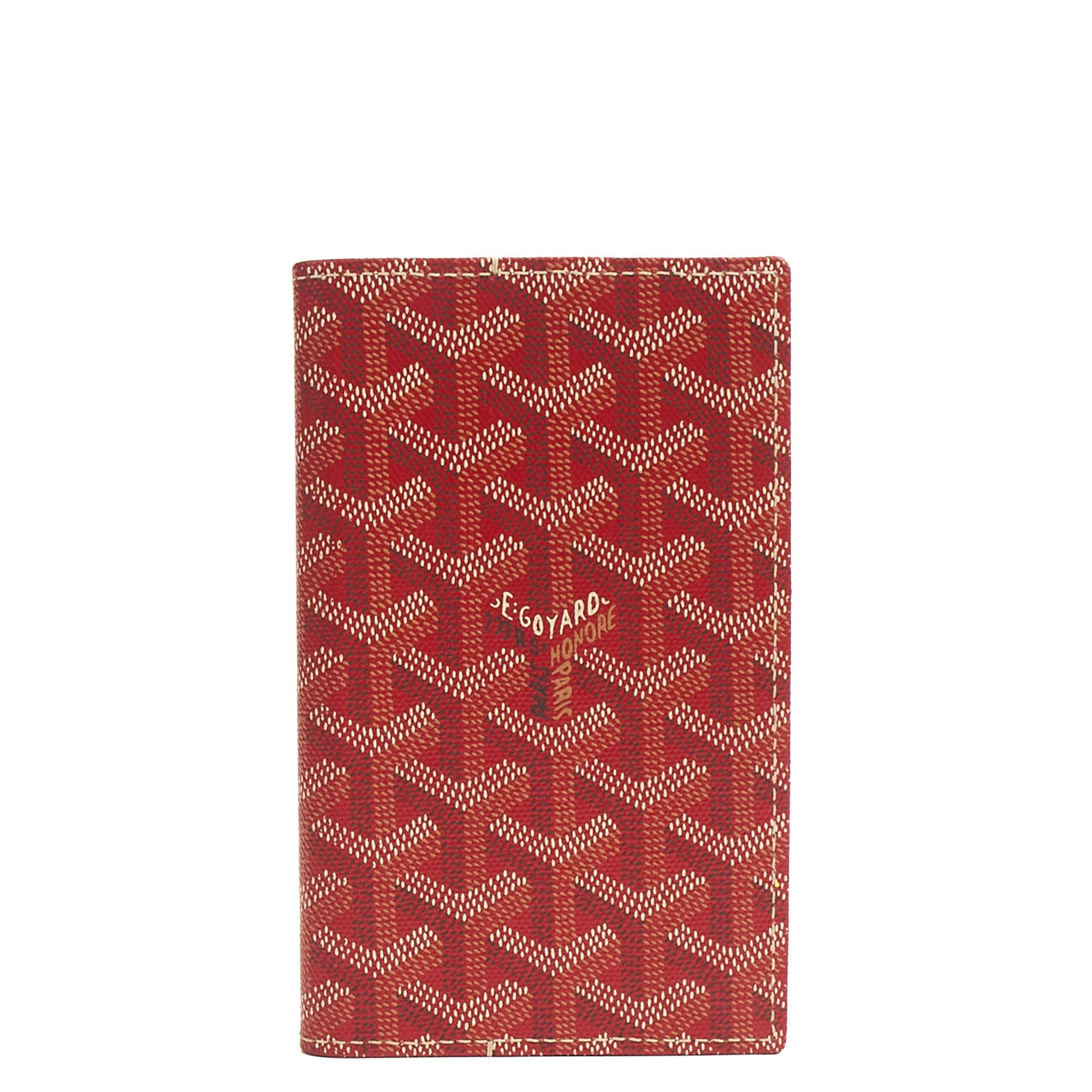 Goyard Wallet Saint Pierre in Red, Leather — Alternate View 7
