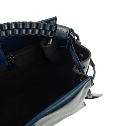 Mulberry Cross Body Iris - Small in Navy, Crinkle Patent — Alternate View 11
