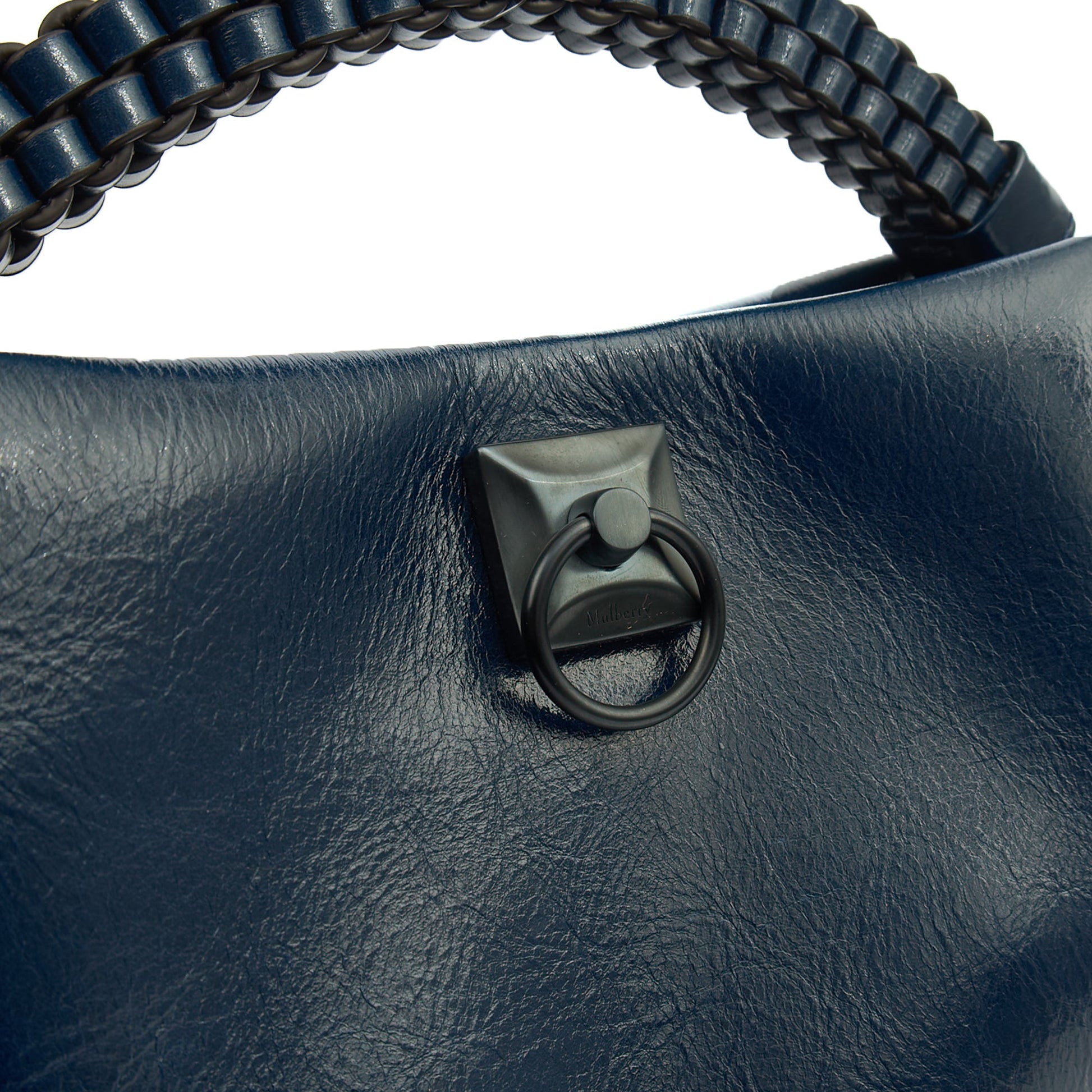 Mulberry Cross Body Iris - Small in Navy, Crinkle Patent — Alternate View 12