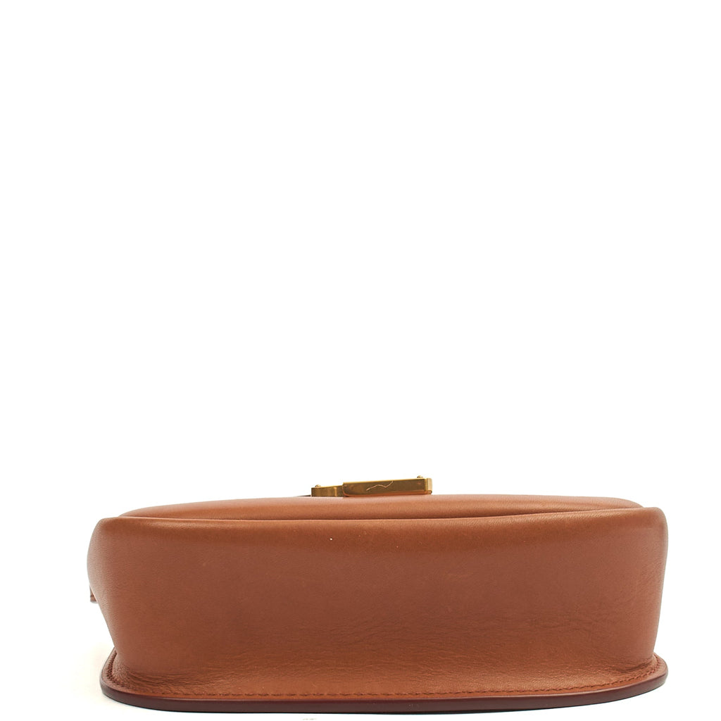 Saint Laurent Cross Body Kaia Satchel - Small in Brown, Leather — Alternate View 16