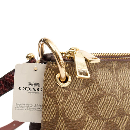 Coach Cross Body Signature Crossbody in Brown, Leather — Alternate View 20