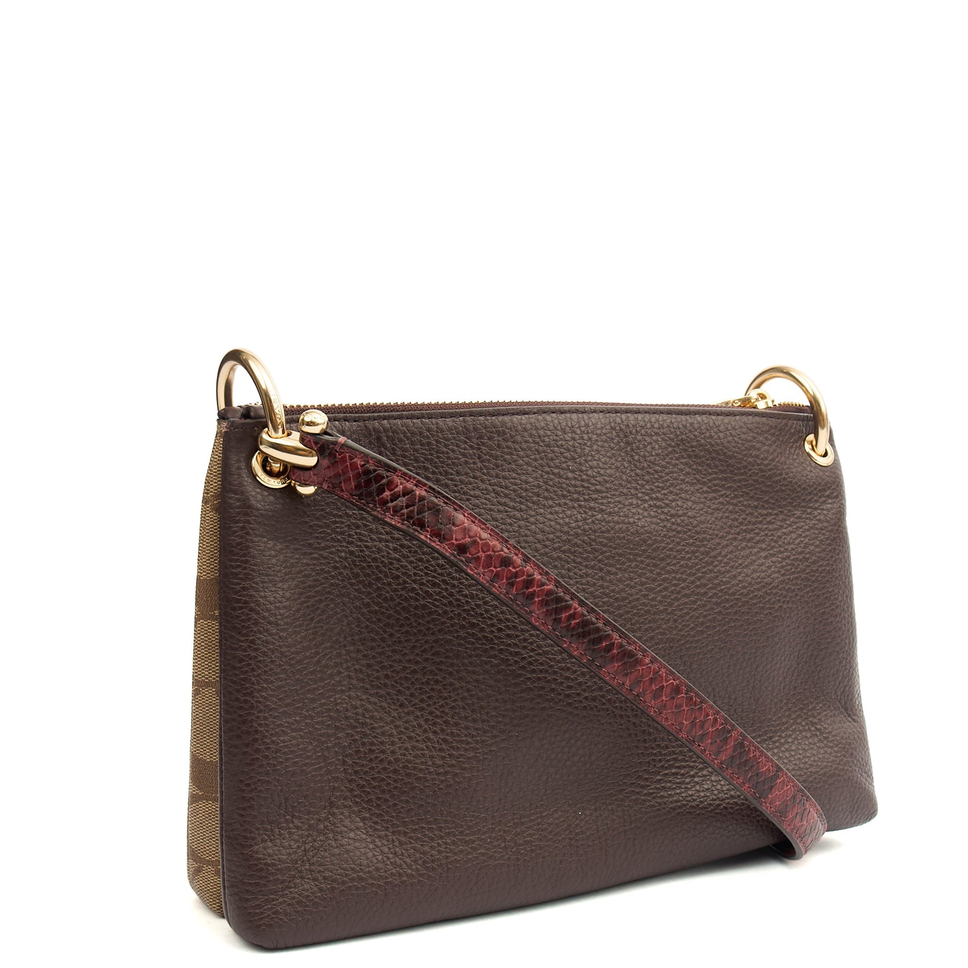 Coach Cross Body Signature Crossbody in Brown, Leather — Alternate View 16