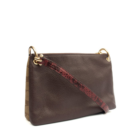 Coach Cross Body Signature Crossbody in Brown, Leather — Alternate View 16