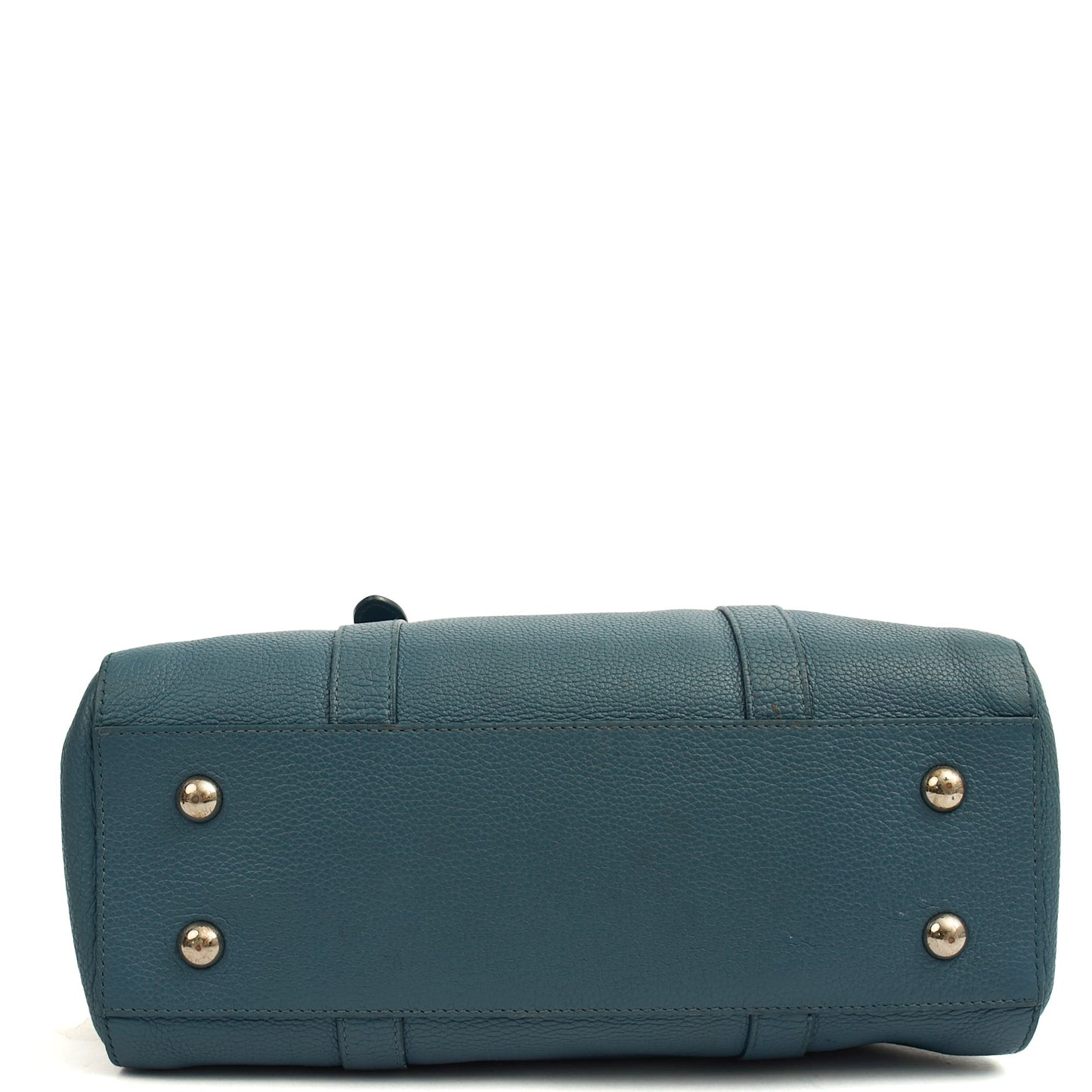 Mulberry Tote Bayswater Double Zip Tote - Small in Blue, Calfskin Leather — Alternate View 10