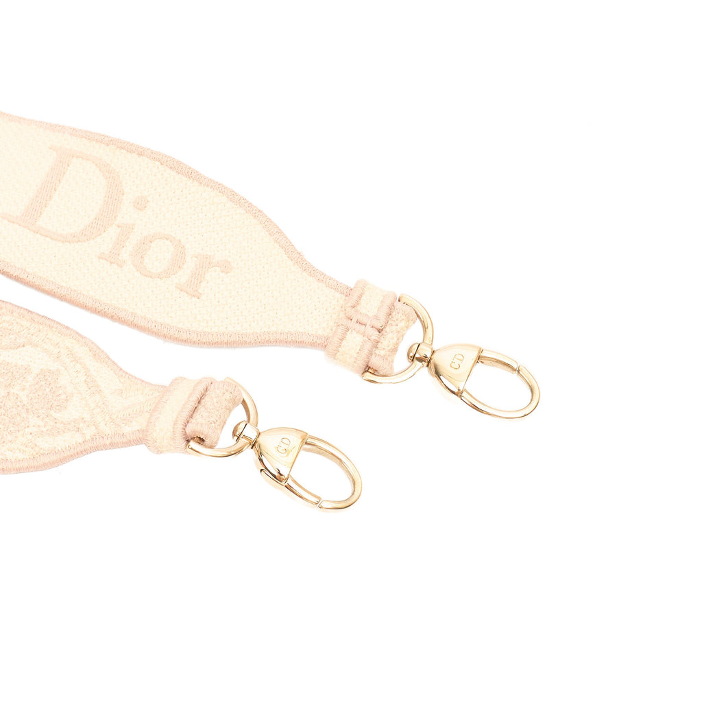 Christian Dior Tote Lady D-lite - Medium in Powder Pink, Dior Oblique Embroidery — Alternate View 17