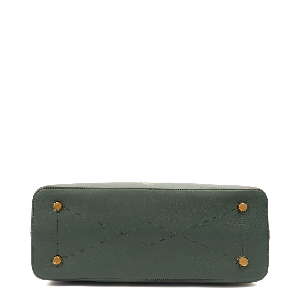 Mulberry Tote Seaton in Green, Leather — Detail View