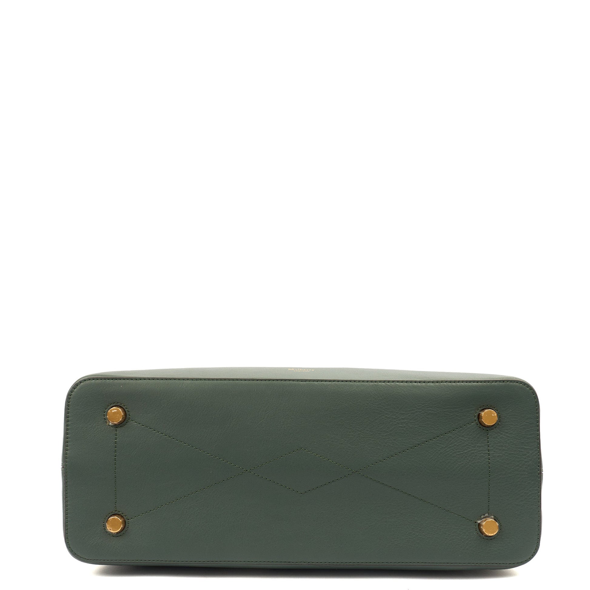 Mulberry Tote Seaton in Green, Leather — Detail View