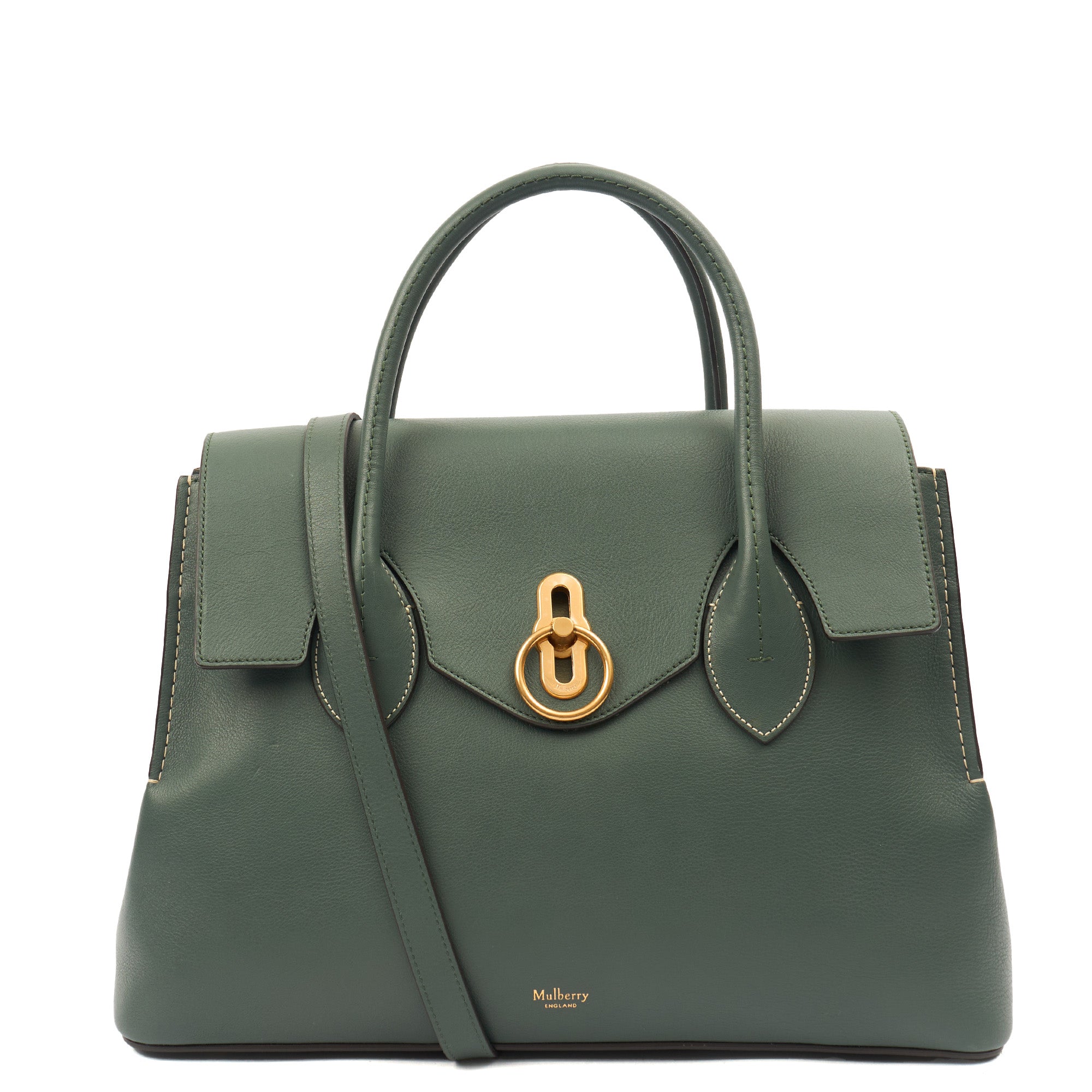 Mulberry Tote Seaton in Green, Leather — Alternate View 8