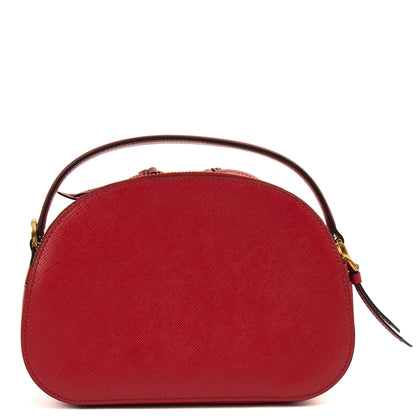 Prada Top Handle Crossbody in Red, Calfskin — Alternate View 18