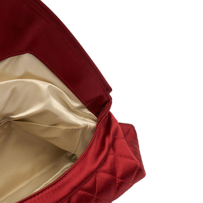 Chanel Clutch Clutch in Red, Fabric — Alternate View 9