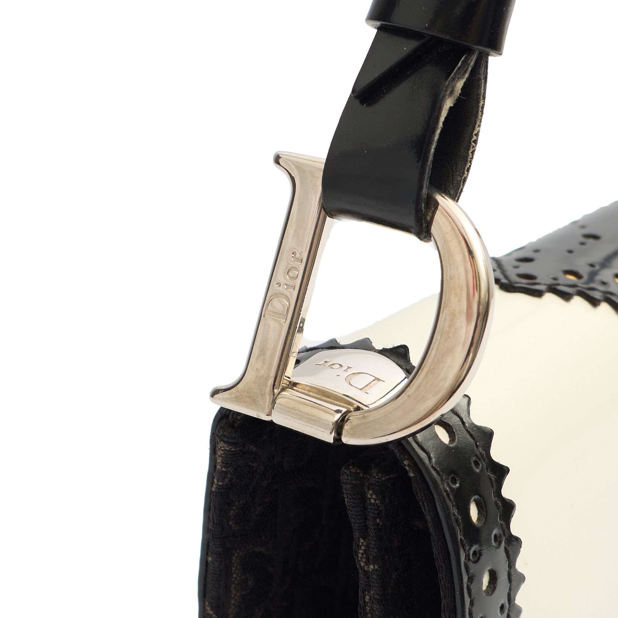 Christian Dior Trick Shoulder Bag in White, Leather — Alternate View 7