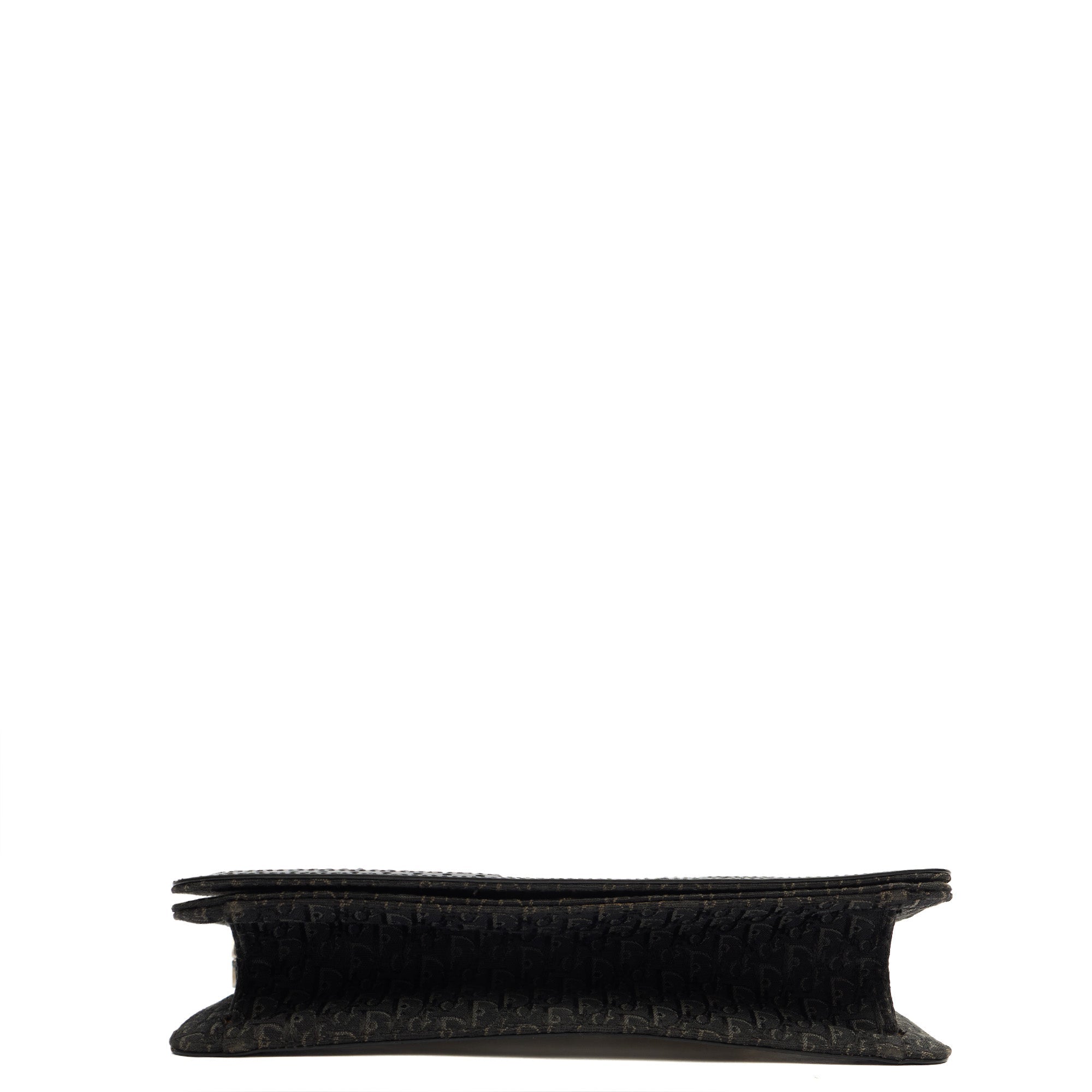 Christian Dior Trick Shoulder Bag in White, Leather — Detail View