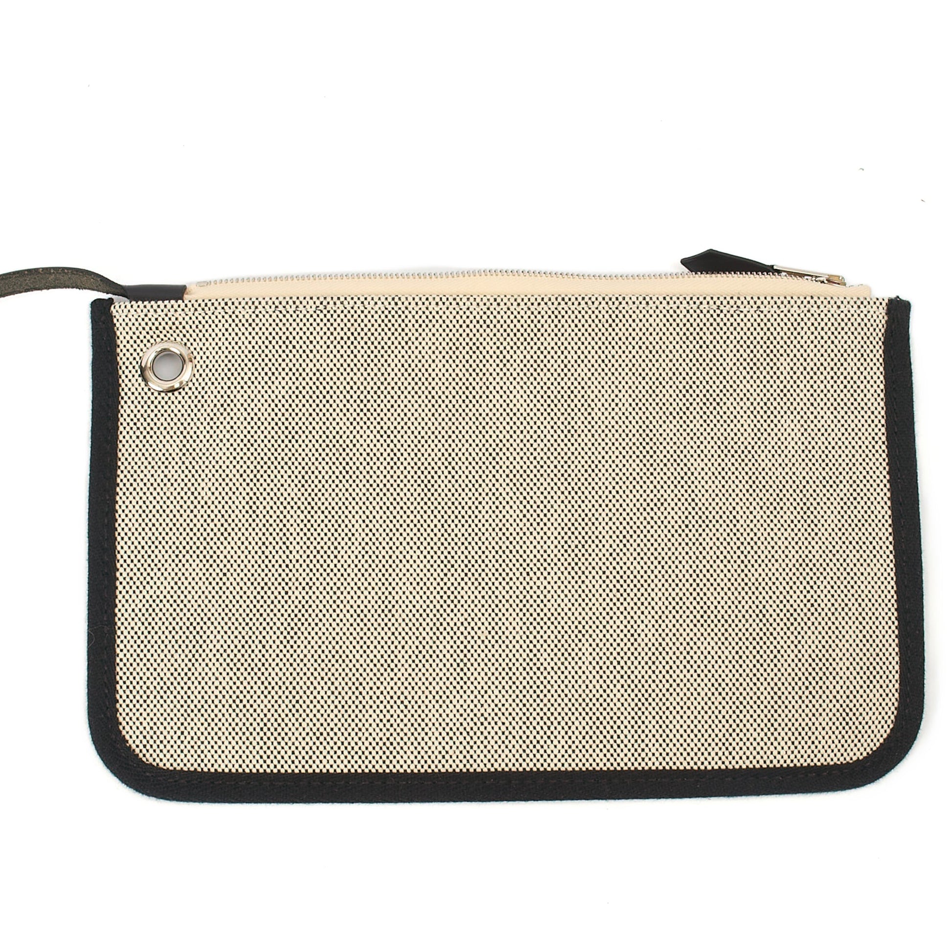 Hermes Tote Herbag Zip 31 in Black, Fabric — Alternate View 23
