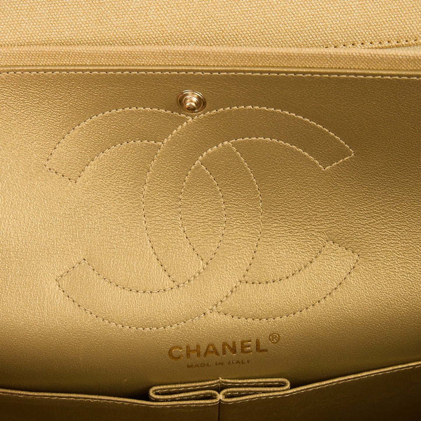Chanel Shoulder Bag 2.55 Reissue - Medium in Metallic, Fabric — Alternate View 27