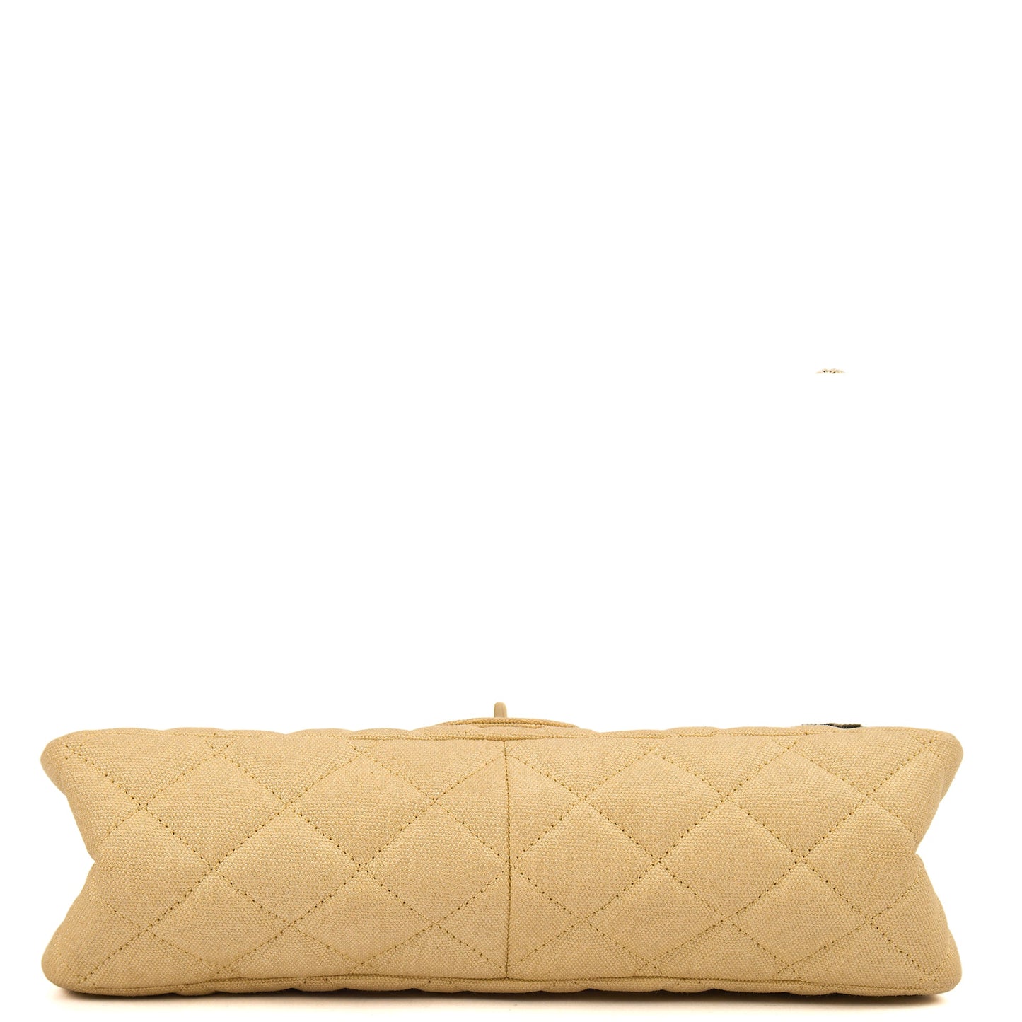 Chanel Shoulder Bag 2.55 Reissue - Medium in Metallic, Fabric — Lifestyle View