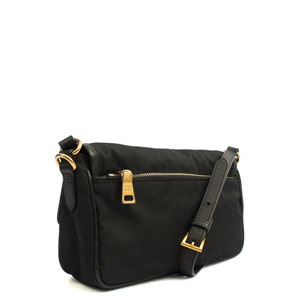 Prada Satchel Nylon Satchel in Black, Nylon — Alternate View 8
