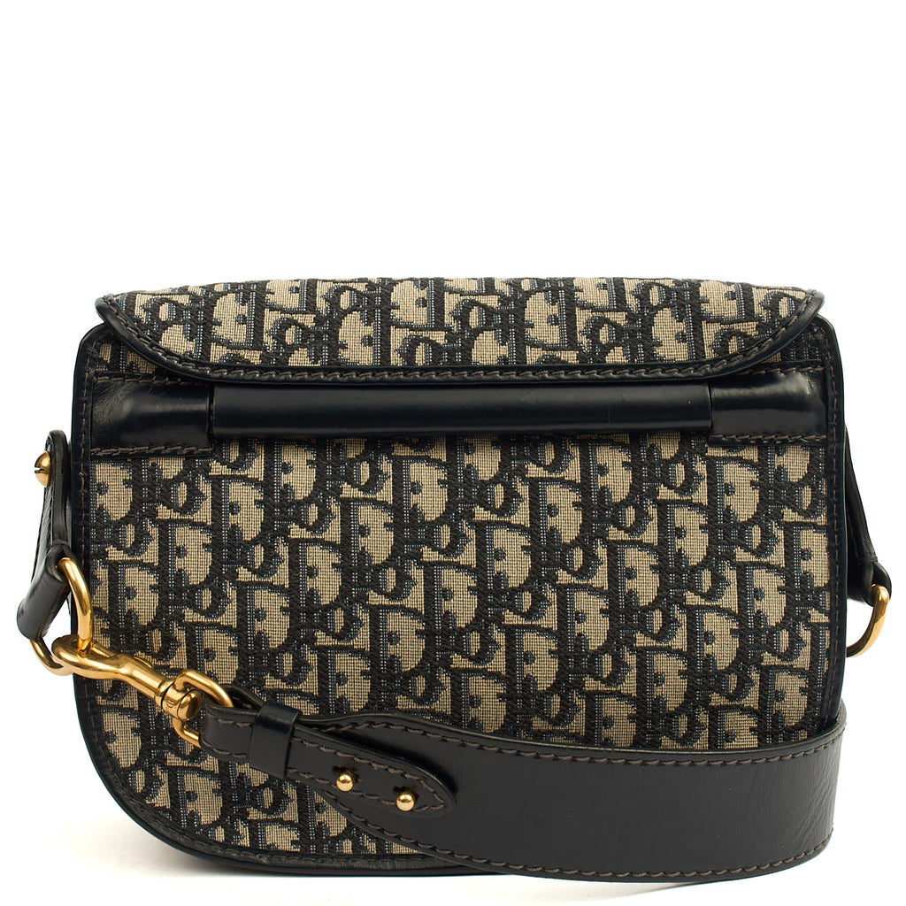 Christian Dior Cross Body Bobby- East West  in Blue, Fabric — Top View