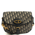 Christian Dior Cross Body Bobby- East West  in Blue, Fabric — Front View
