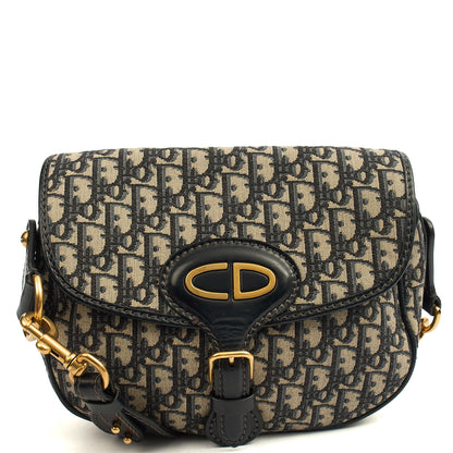 Christian Dior Cross Body Bobby- East West  in Blue, Fabric — Front View