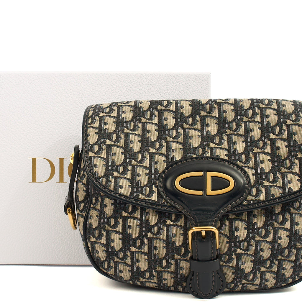 Christian Dior Cross Body Bobby- East West  in Blue, Fabric — Lifestyle View