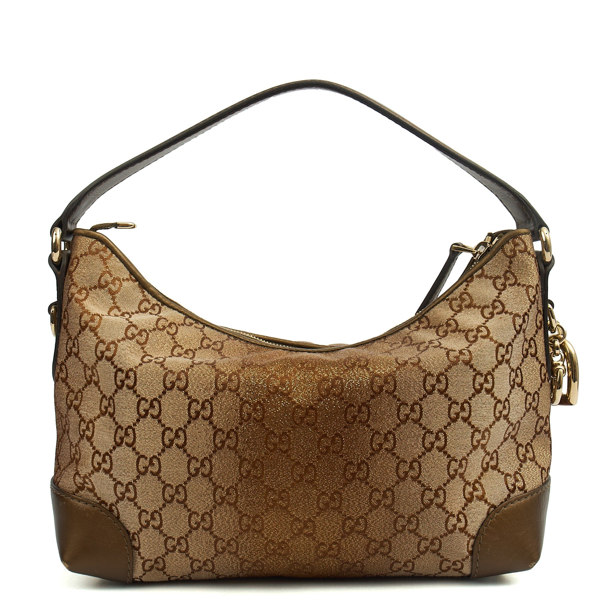 Gucci Tote Shoulder Bag in GG Supreme, GG Canvas — Front View