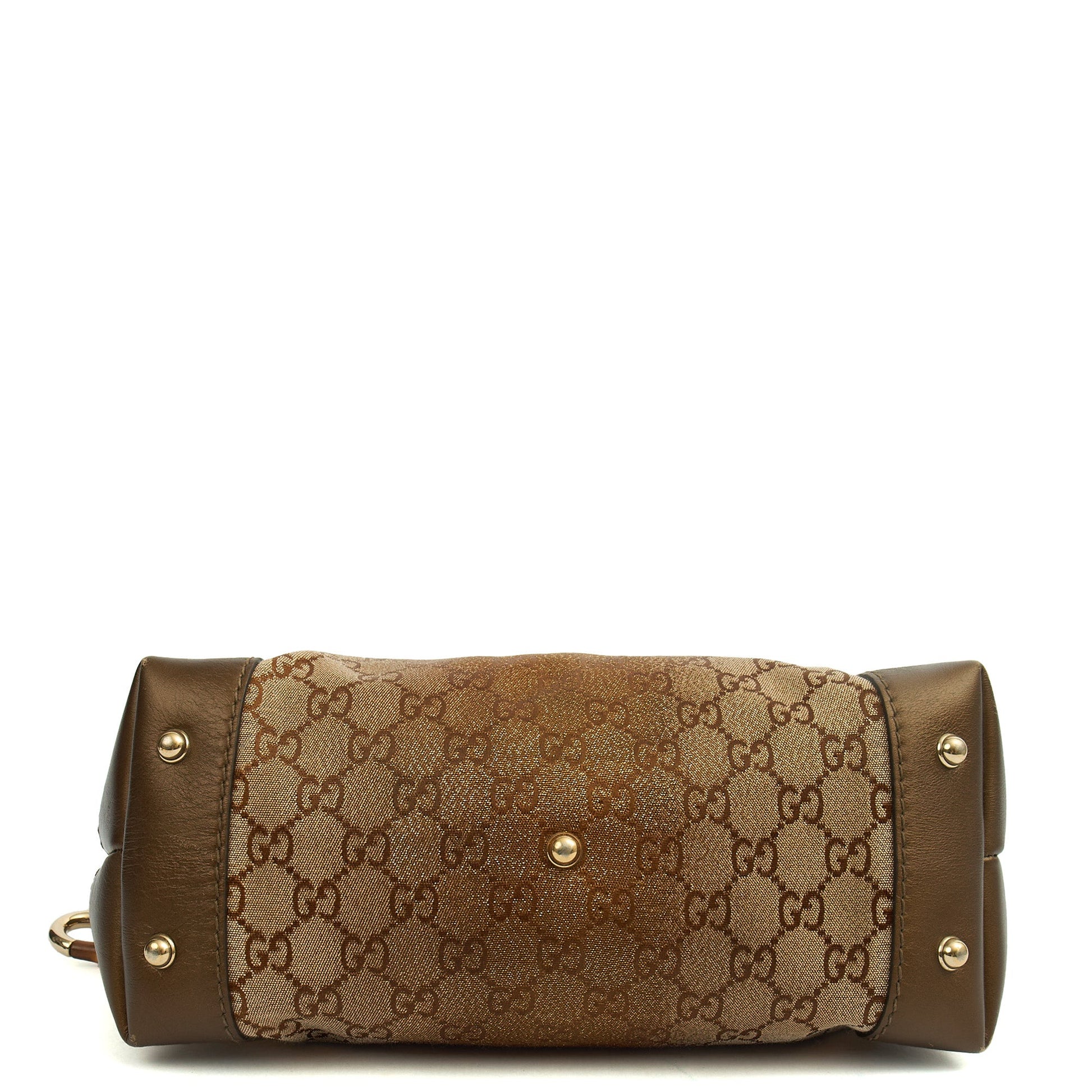 Gucci Tote Shoulder Bag in GG Supreme, GG Canvas — Top View