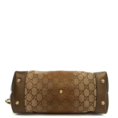 Gucci Tote Shoulder Bag in GG Supreme, GG Canvas — Top View