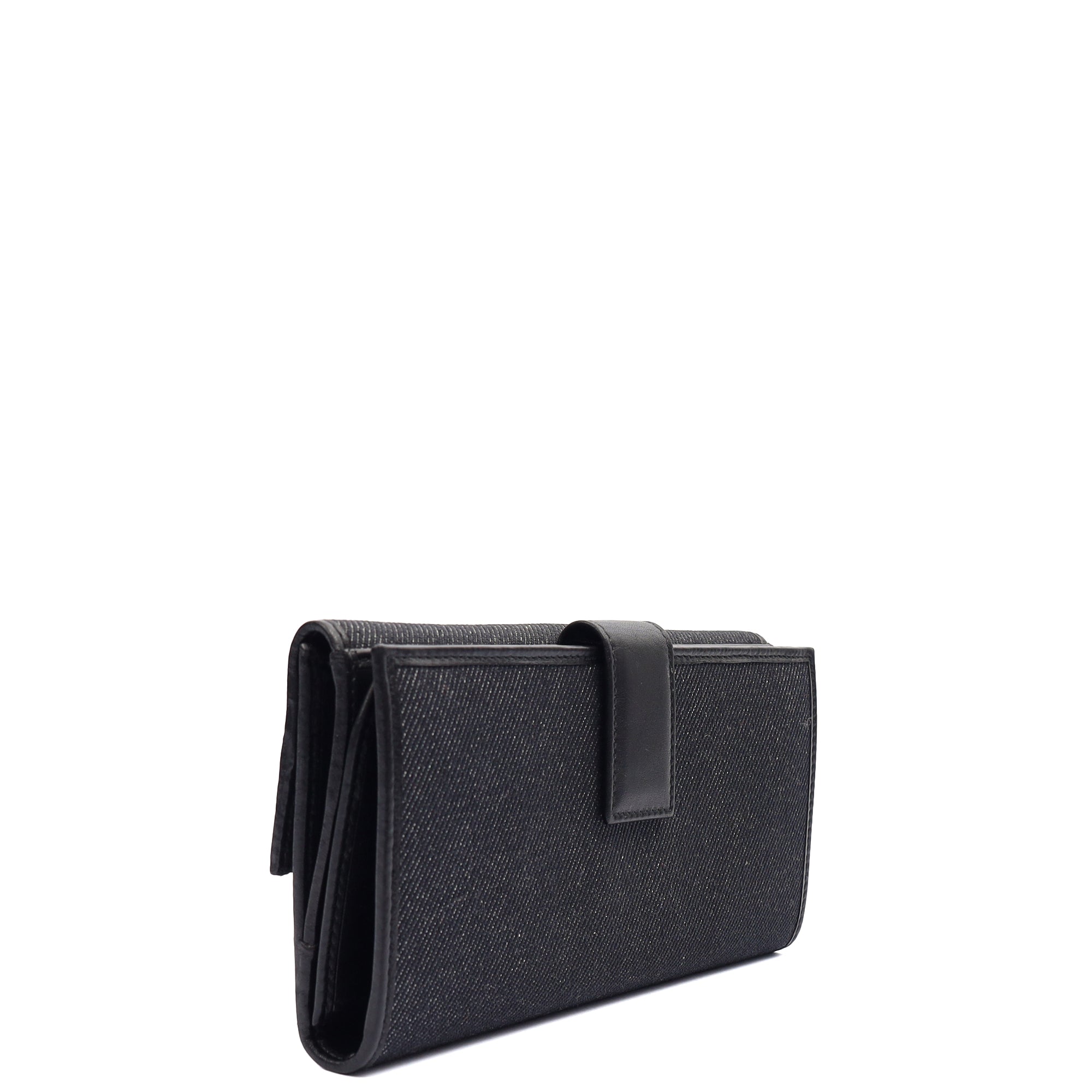 Gucci Wallet Wallet in Black, Canvas — Side View