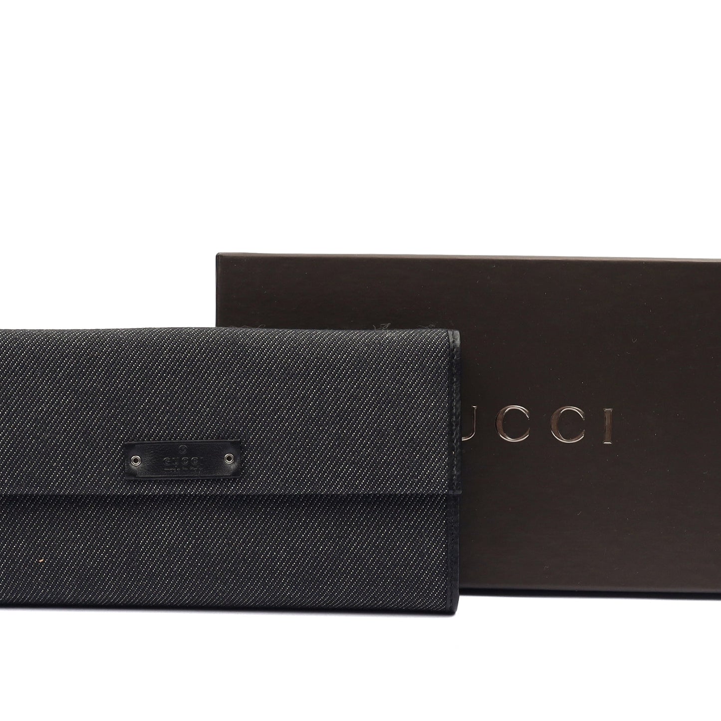 Gucci Wallet Wallet in Black, Canvas — Lifestyle View