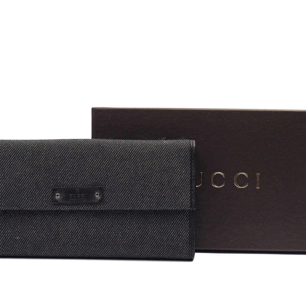 Gucci Wallet Wallet in Black, Canvas — Alternate View 13